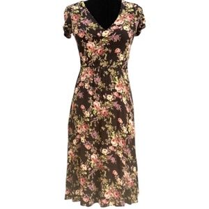 🌸 WAYF Floral Midi Dress – Size XS